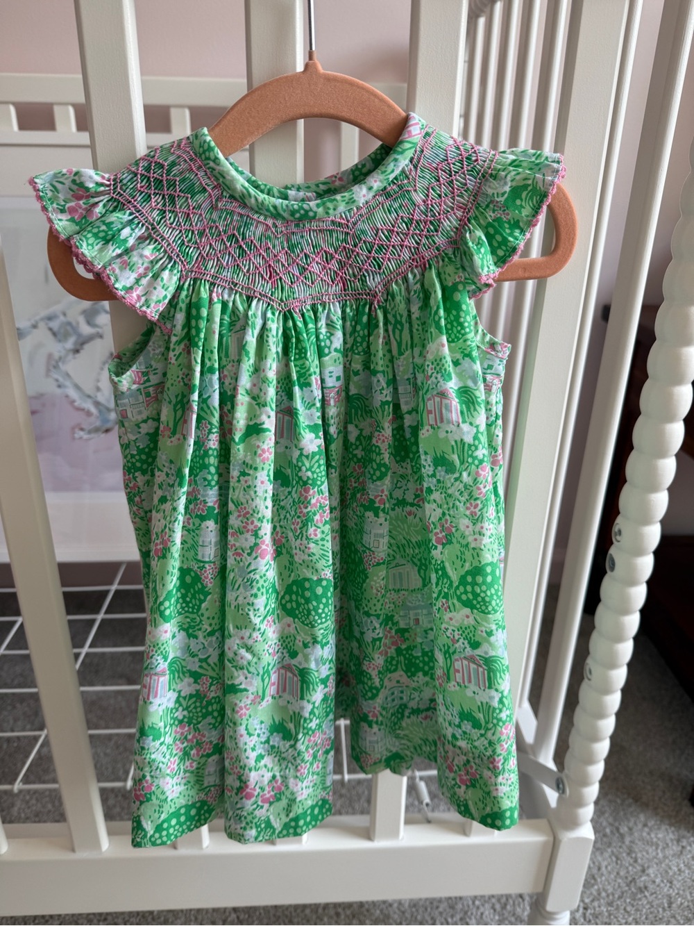 TBBC Belmont Blooms Sandy Smock Dress
